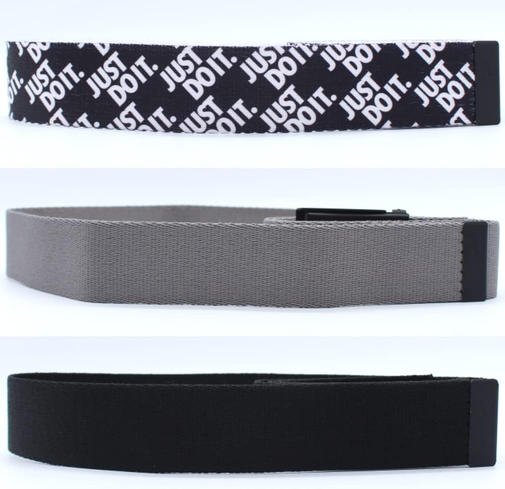 Nike Herren 3 Pack Web Belt Gürtel Einheitsgrösse Grau, Einheitsgröße Grau