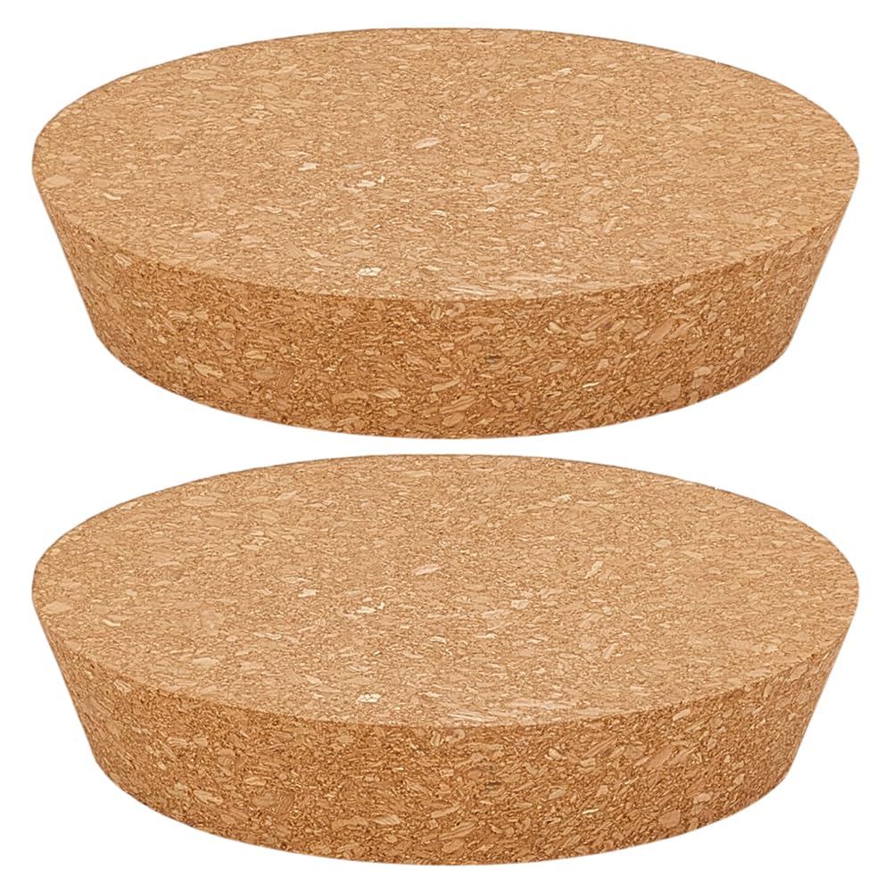 OLYCRAFT 2 Stück Grosse Korken 13~15cm Holzflaschendeckel Konische Korken Hölzerne Einmachglasdeckel