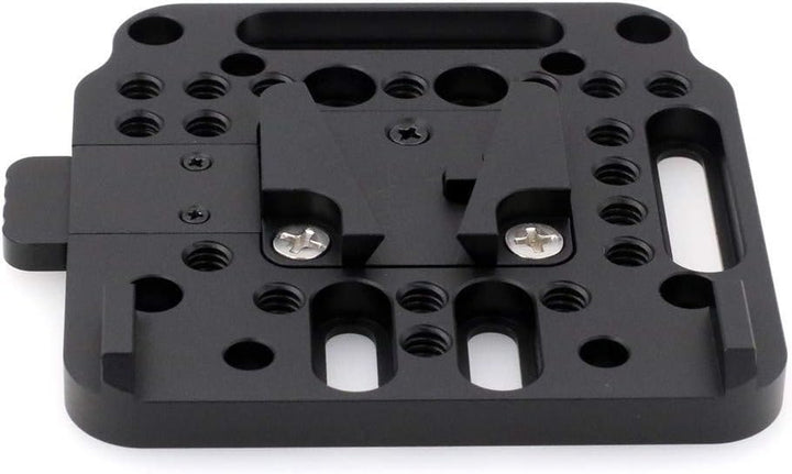 HangTon Universal weiblich V-Lock Plate Kit Schnellspanner Montagesatz für V-Mount Batterie (schwarz