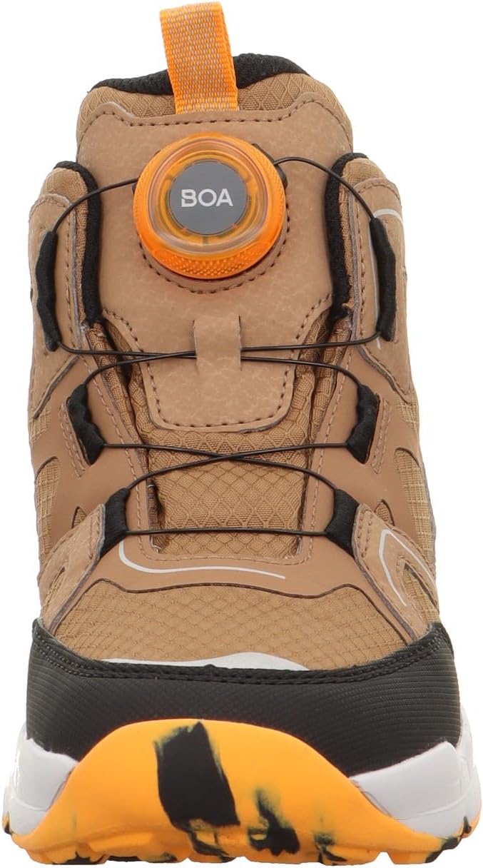 Superfit Jungen FREE RIDE leicht gefütterte Gore-Tex Sneaker 35 EU Schmal Braun Orange 3000, 35 EU S