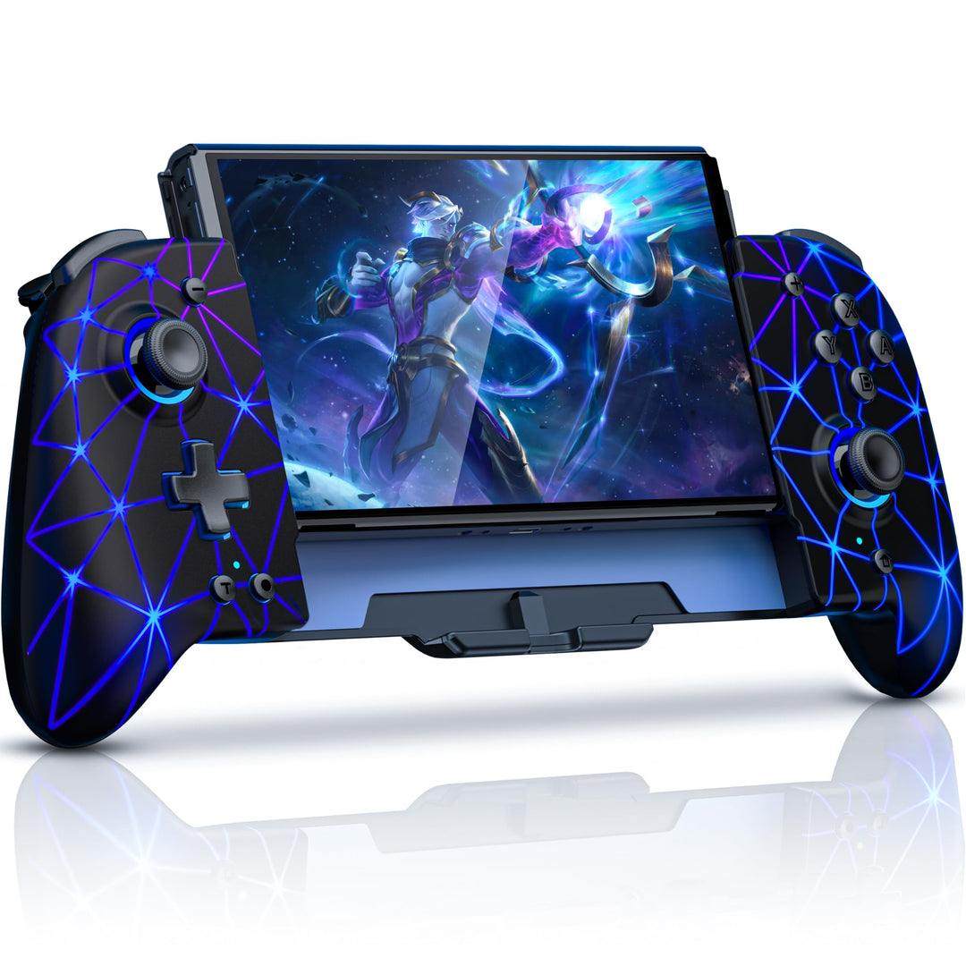 Handheld Switch Controller, Switch Controller Griffe mit 4xSpiele Karten Slots, Switch Spiele Zubehö