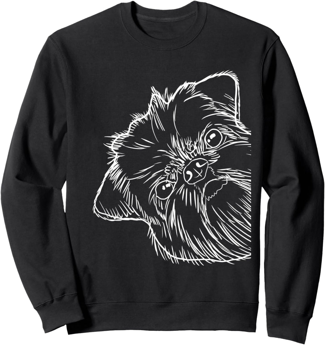 Hund Belgische Zwerggriffon Sweatshirt