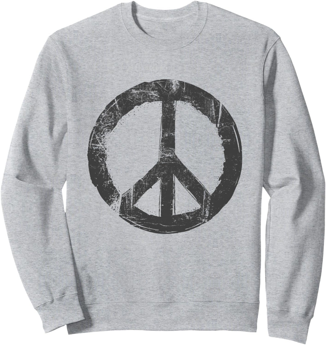 Retro Design Friedenszeichen Peace Zeichen Sweatshirt