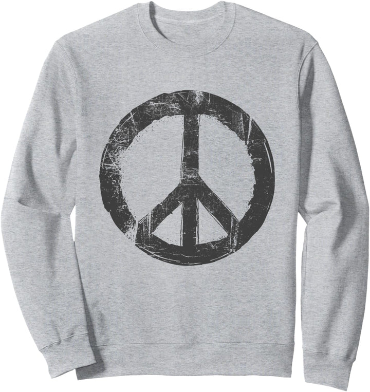 Retro Design Friedenszeichen Peace Zeichen Sweatshirt