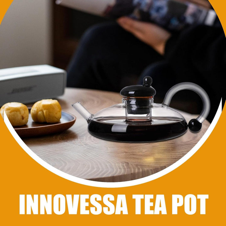 Teekanne Mit Siebeinsatz, Glasteekanne, Tee-ei Kanne, Teekessel Glas Mit Sieb, Teebereiter Für Losen