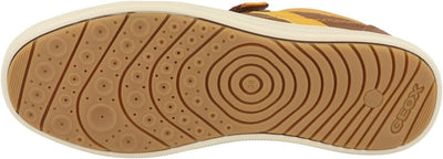 Geox Herren J Arzach Boy Sneaker 37 EU Cognac Dk Yellow, 37 EU Cognac Dk Yellow