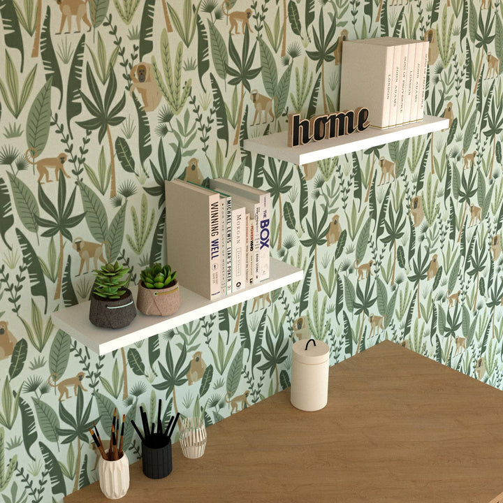 Henor Wandregal FSC® Holzwandregal 60 x 20 x 2.5 cm. Laden Sie 25 kg. Weiss 60 Weiss, P-20 Cm., 60 W