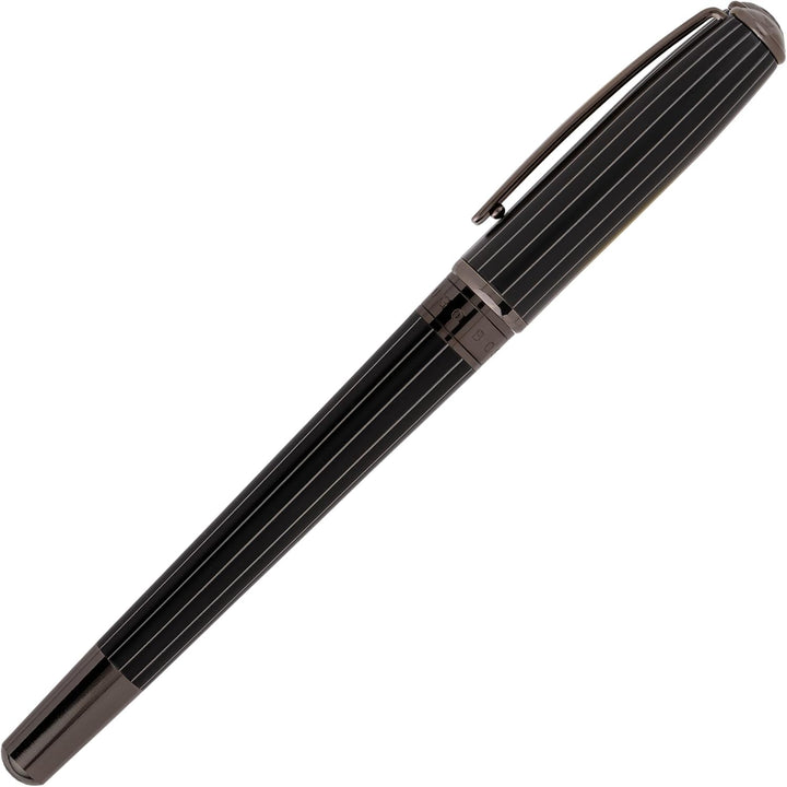 Hugo Boss Essential Glare Füllfederhalter Schwarz, Länge: 14,3 cm, HSI0582D