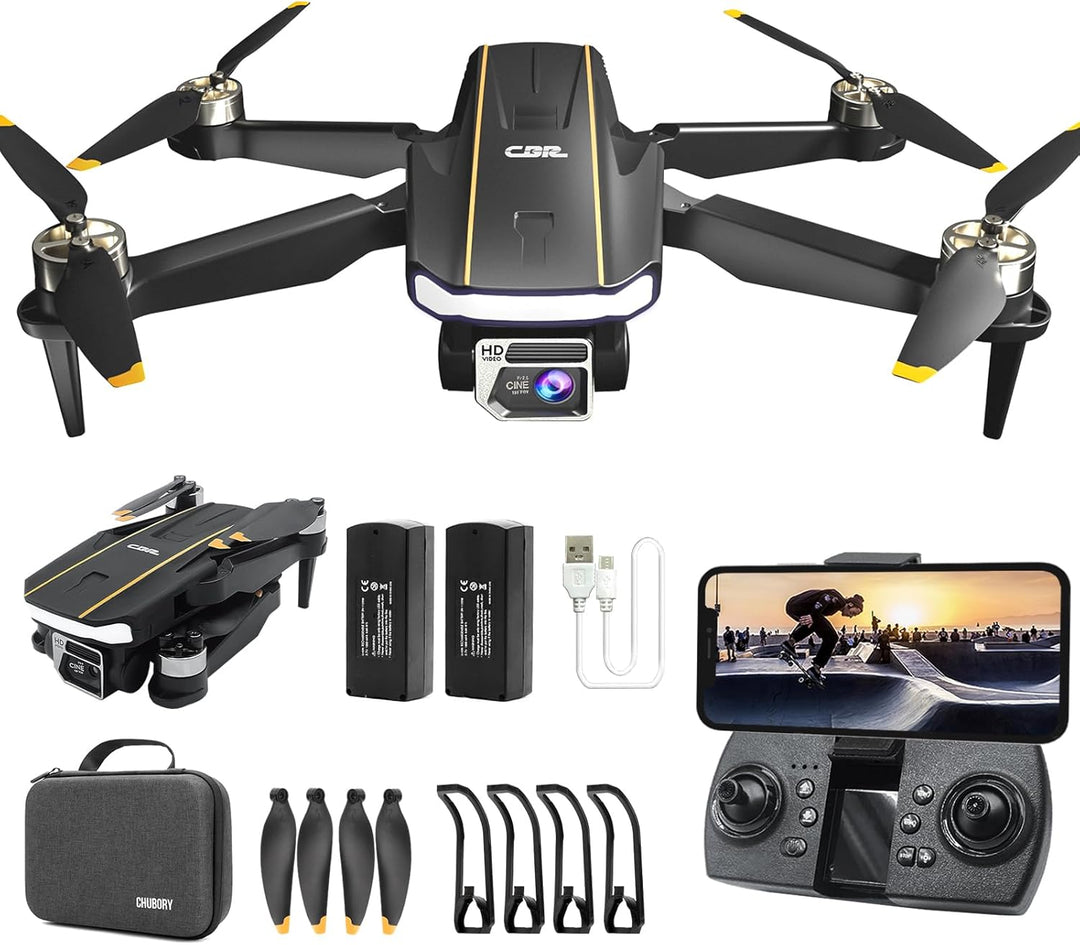Robuster bürstenloser Motor-Drohne mit Kamera für Anfänger, CHUBORY A68 WiFi FPV Quadcopter mit 2K H
