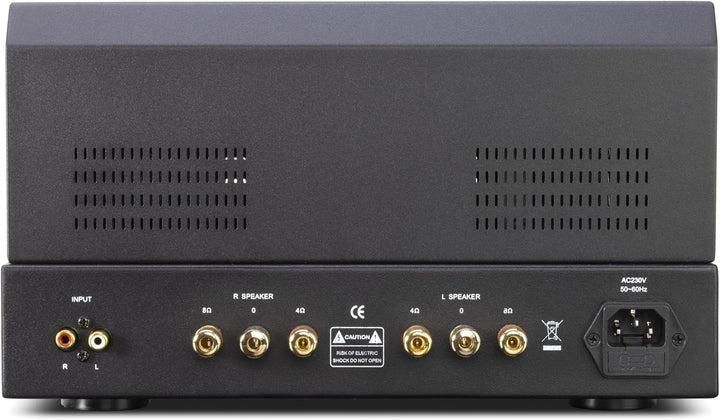 Dynavox Röhrenvollverstärker VR-20 schwarz, HiFi-Verstärker für warmen Röhren-Sound, Vintage-Design