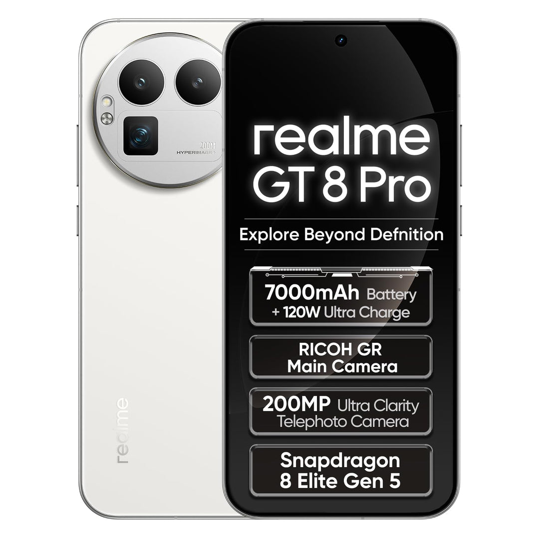 realme GT 8 Pro 5G-Smartphone 16+512 GB, 6,79-Zoll-Bildschirm, 120-Hz-Display, 120-W-SuperVOOC-Ladun
