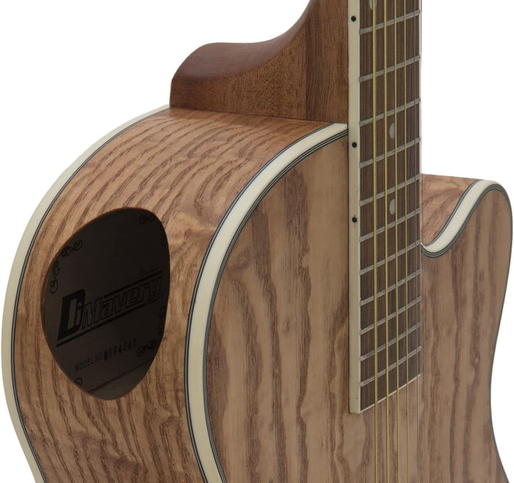 DIMAVERY SP-100 Westerngitarre, natur | Western-Gitarre mit Zargenschallloch