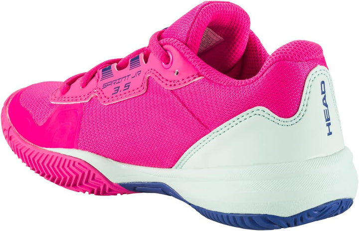 HEAD Unisex Kinder Sprint 3.5 Junior PiaqTennisschuh 38 EU Pink Blau, 38 EU Pink Blau