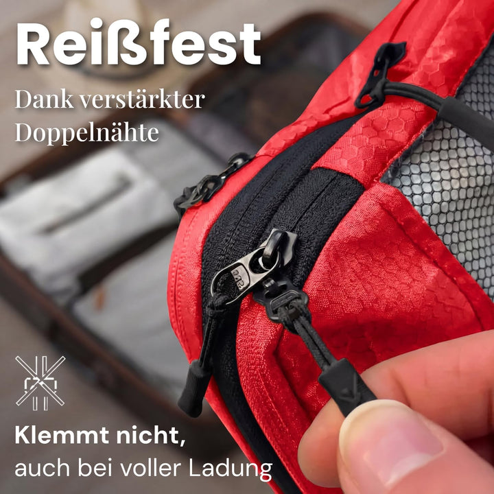 Compression Packing Cubes Set für mehr Platz im Koffer & Backpack - Packwürfel Packing Cubes Compres