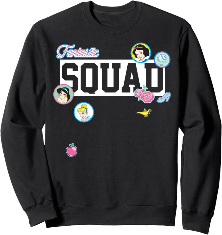 Disney Princess Fantastic Squad Sticker Collage Sweatshirt
