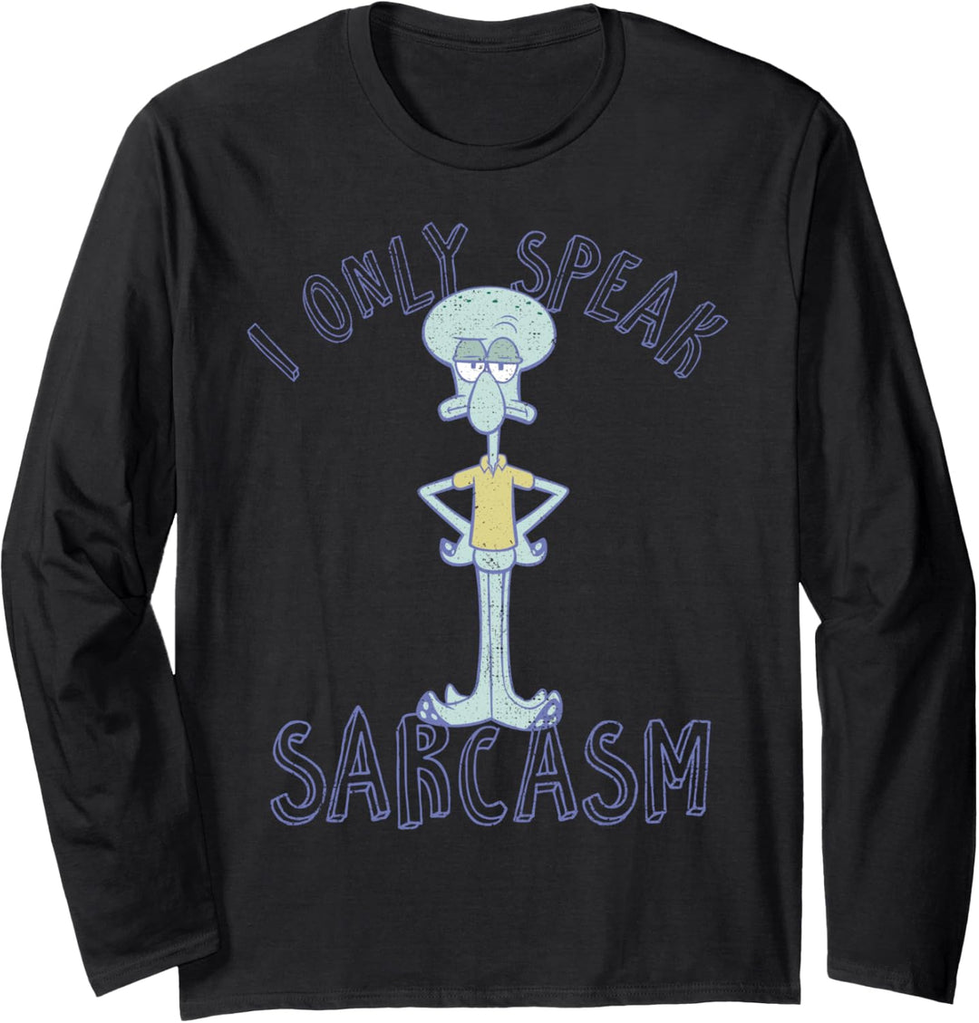 SpongeBob SquarePants Squidward Sarcasm Langarmshirt