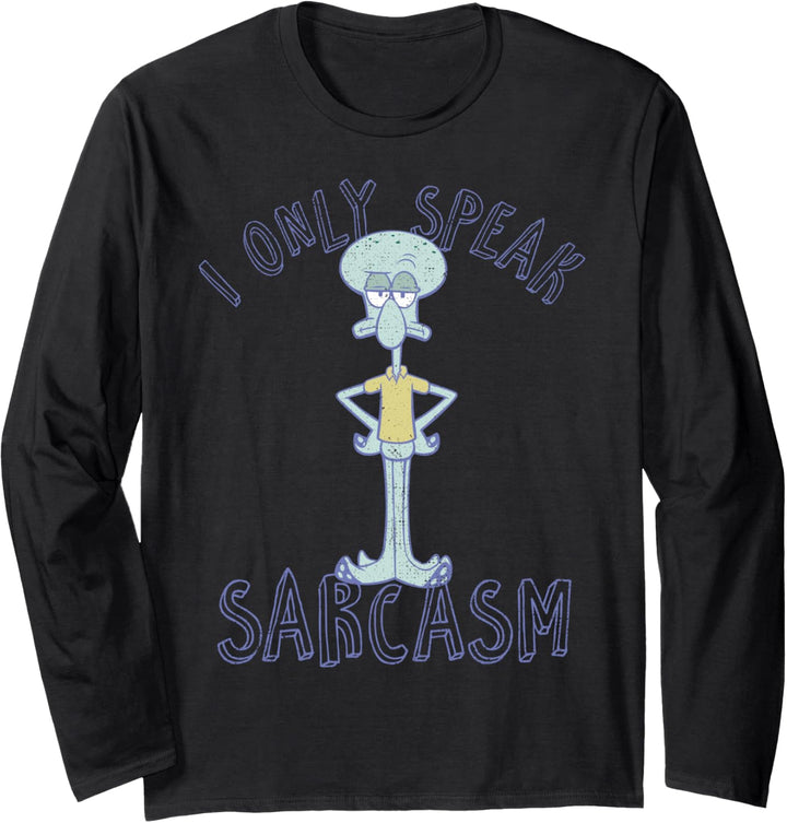 SpongeBob SquarePants Squidward Sarcasm Langarmshirt