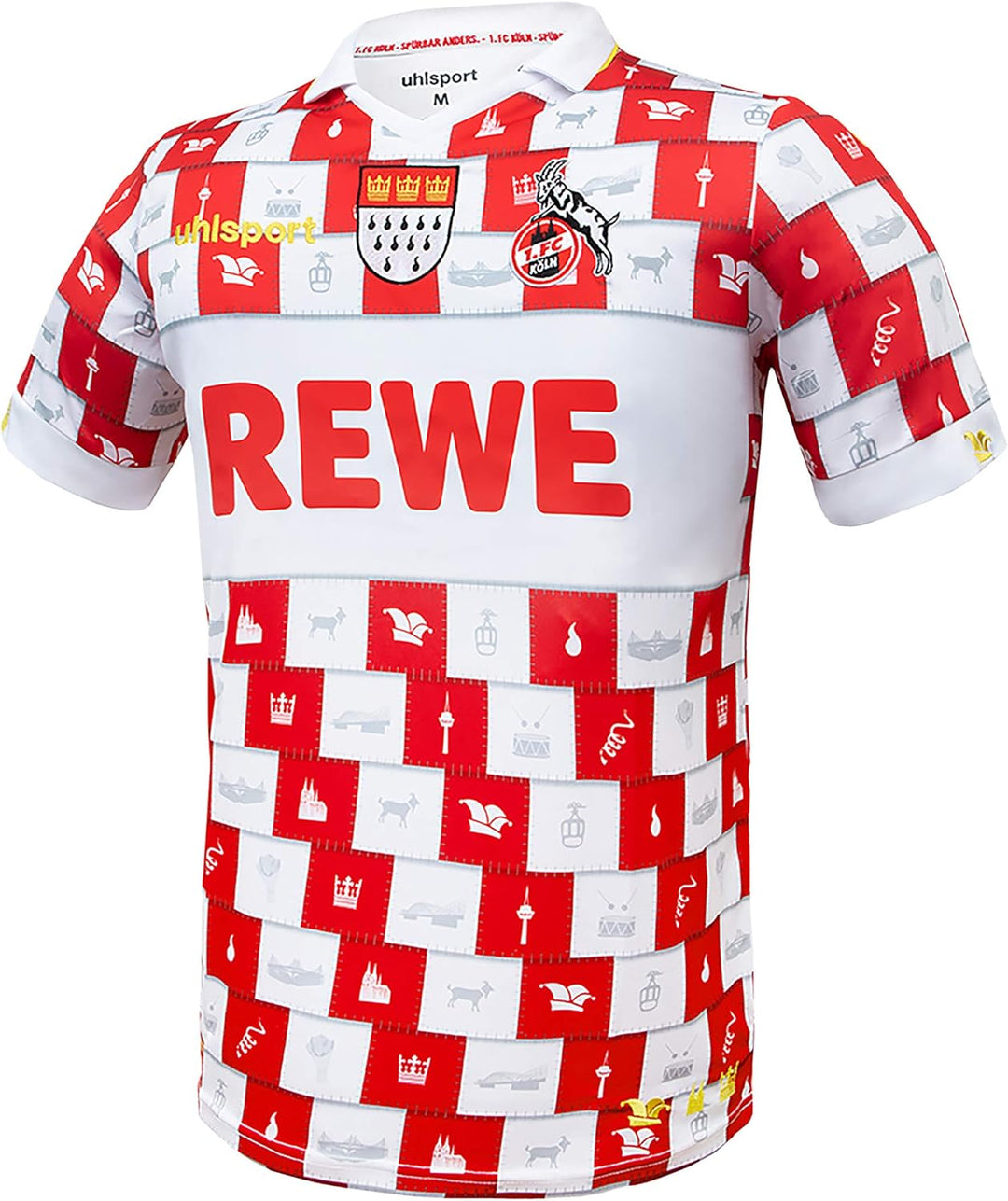 uhlsport 1. FC Köln Karnevalstrikot 2020/2021 Herren 152 Weiss, 152 Weiss