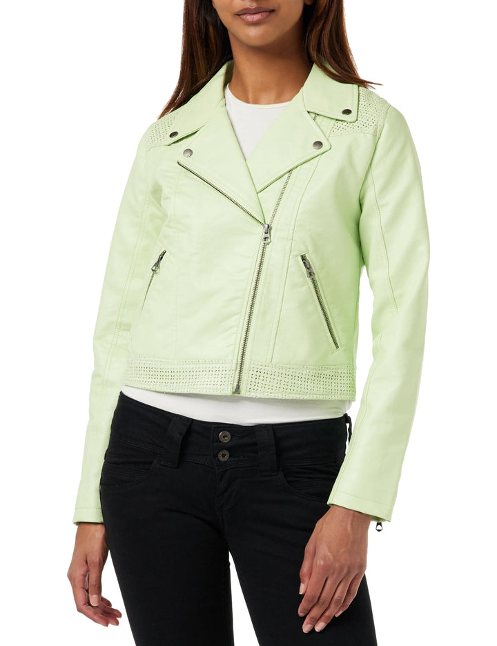 Pepe Jeans Damen Masie Jacket S Green (Bleach Green), S Green (Bleach Green)