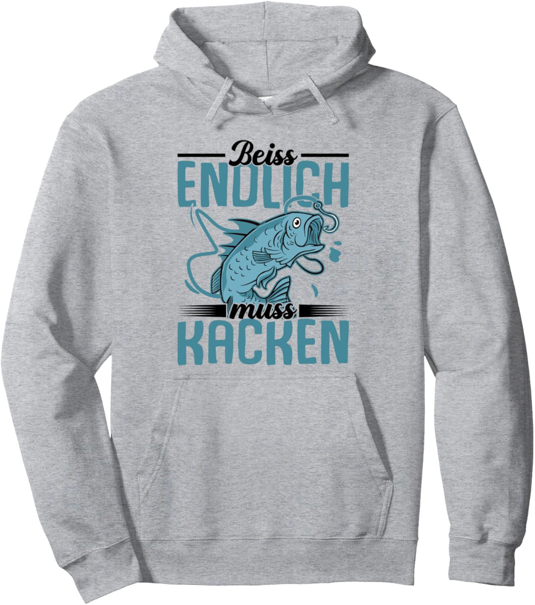 Angler Fischer Spruch Geschenk Raubfische Hobbyangler Hecht Pullover Hoodie
