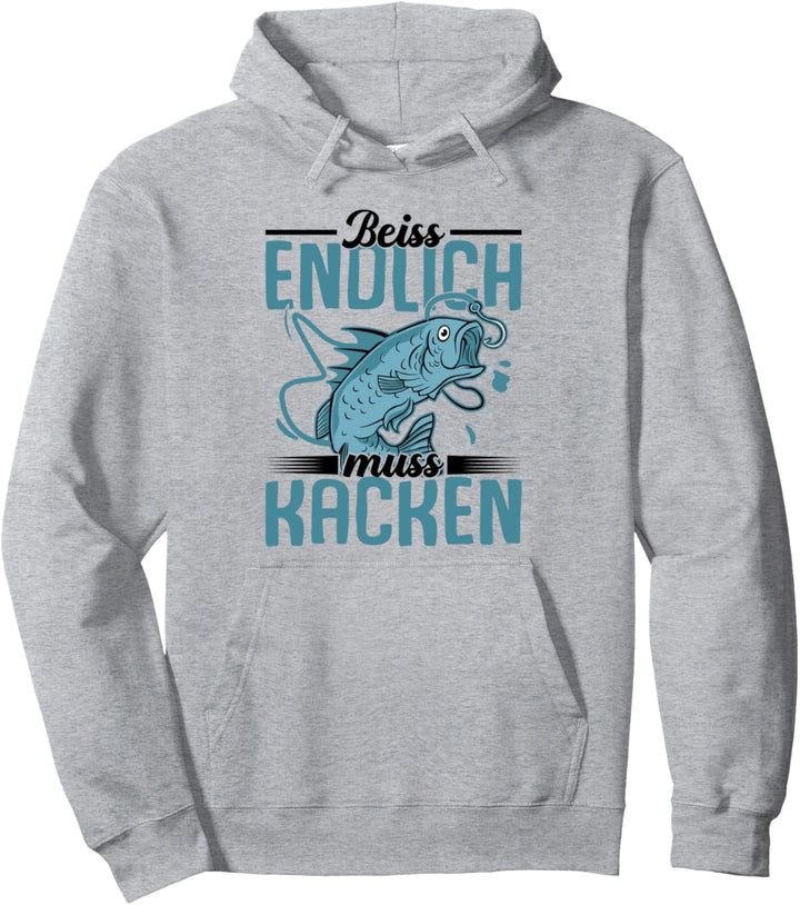 Angler Fischer Spruch Geschenk Raubfische Hobbyangler Hecht Pullover Hoodie