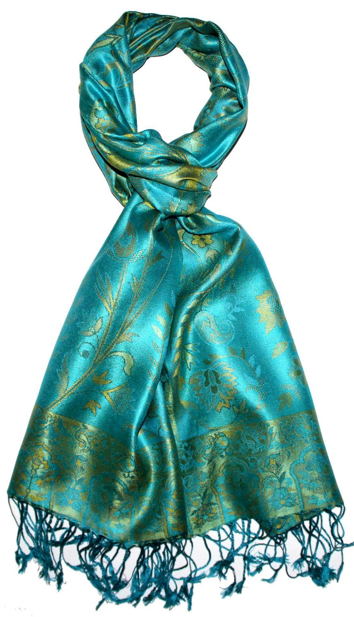 Lorenzo Cana Luxus Herren - Schal Schaltuch jacquard gewebt 100% Seide Paisley Muster Seidenschal Se