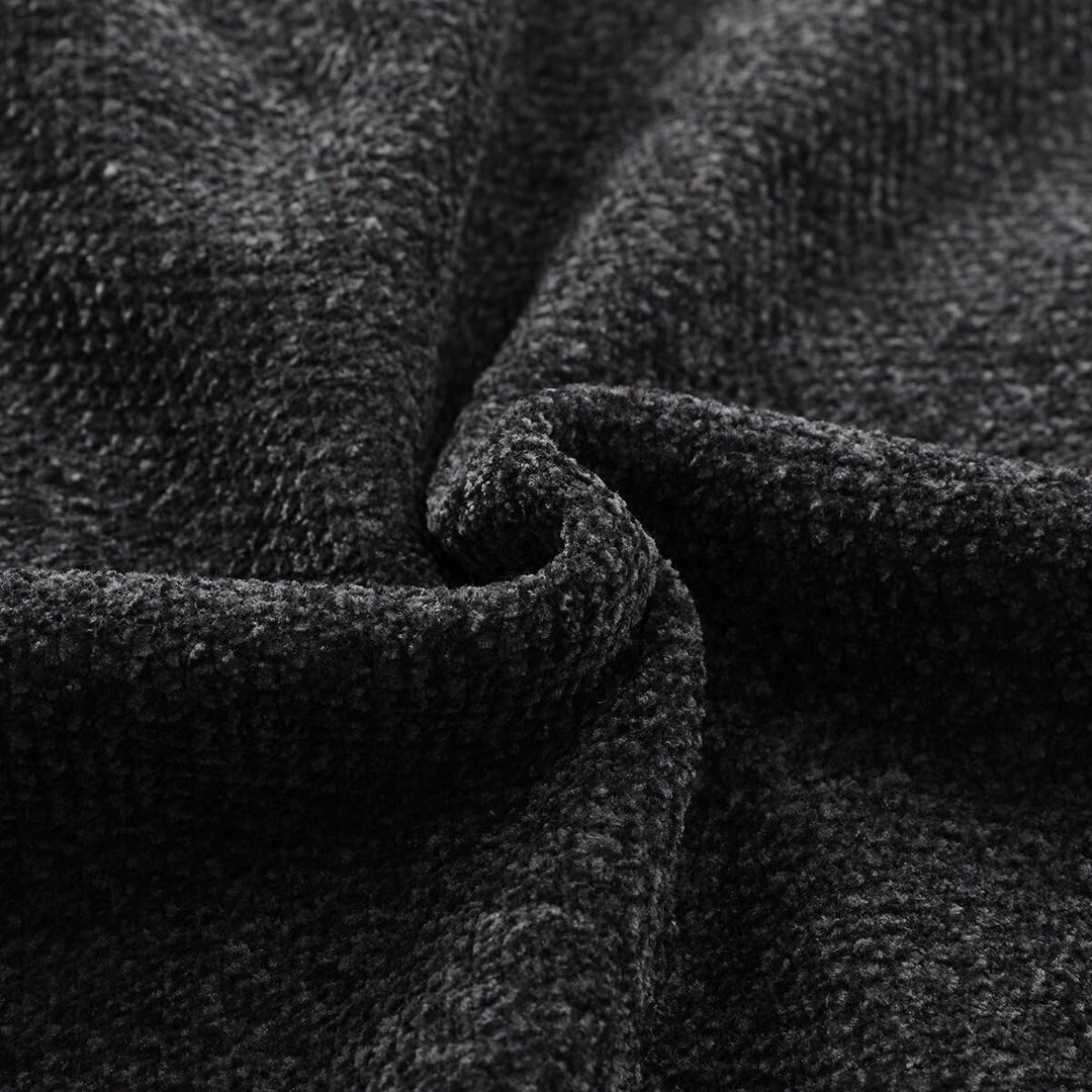 Allthemen Herren Strickjacke mit Kapuze Lang Gefüttert Cardigan Grobstrick Kapuzenjacke Kapuzenpullo