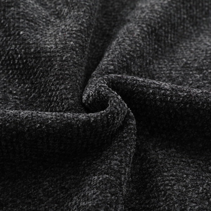 Allthemen Herren Strickjacke mit Kapuze Lang Gefüttert Cardigan Grobstrick Kapuzenjacke Kapuzenpullo