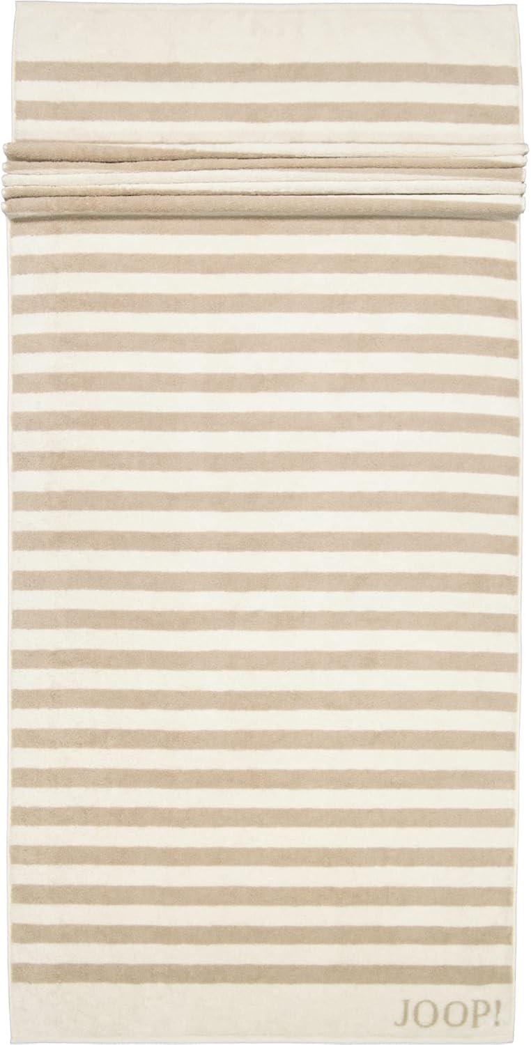 JOOP! Saunatuch Classic Stripes 1610 | 36 creme - 80 x 200 Saunatuch 80x200 cm, Saunatuch 80x200 cm