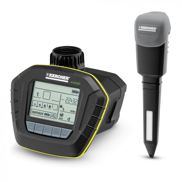 Kärcher Bewässerungscomputer SensoTimer ST 6 Duo eco!ogic (mit 1 Funksensoren) inkl. 1 Sensor und 1