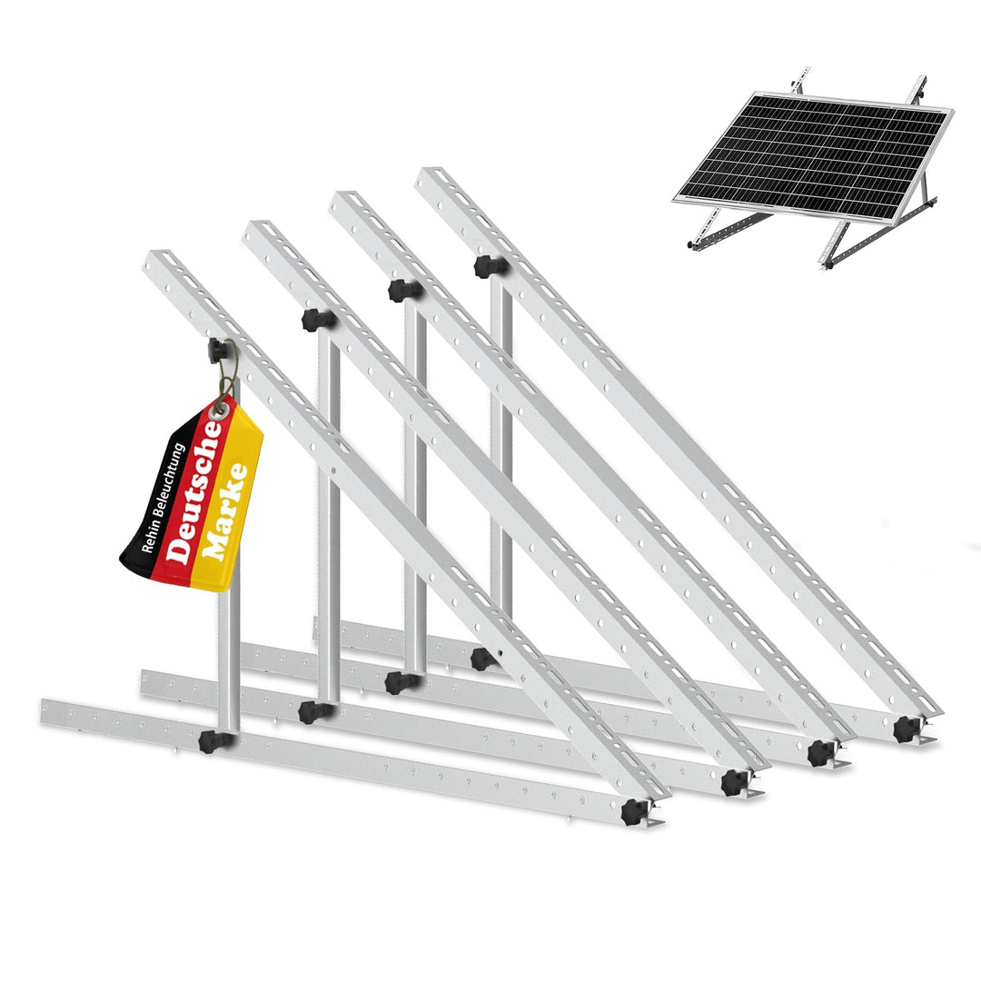 Solarpanel Halterung 114cm Solarmodul Halterung Balkonkraftwerk für Solarpanel 100W-800W Winkel Eins