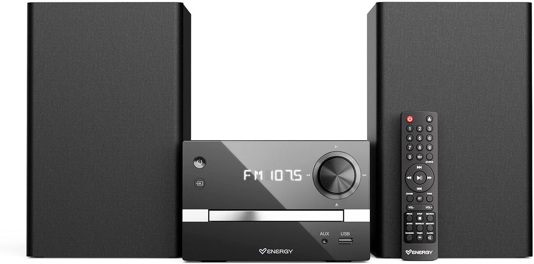 Energy Sistem Home Speaker 7 Micro Hi-Fi- Lautsprecher (30 W, CD, Bluetooth, FM Radio, USB MP3, 3,5