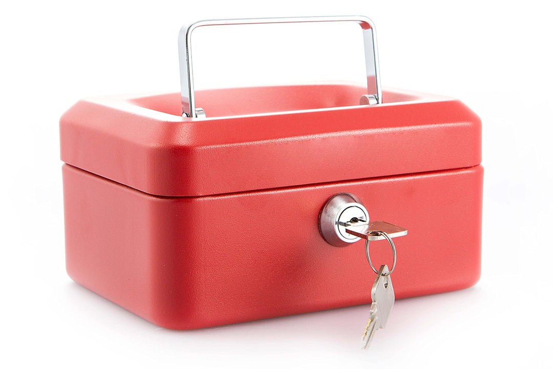 Sterling Locks Geldkassette 701973, blau, 701972 Rot, Rot
