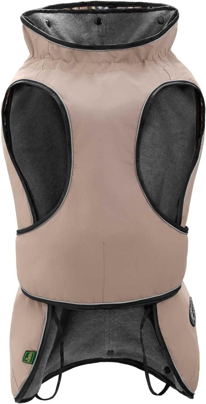 HUNTER UPPSALA Hundemantel, wasserabweisend, reflektierend, 35, taupe taupe 35, taupe 35