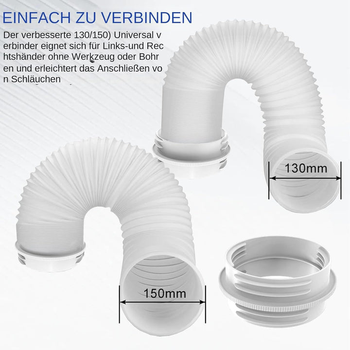 Tragbare Klimaanlagen Schlauch Adapter | Für 13 Cm Und 15 Cm Abluftschlauch Adapter - Dichter Montag