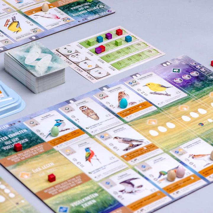 Feuerland Spiele 63558, FLÜGELSCHLAG Brettspiel, Kennerspiel des Jahres 2019, 1 bis 5 Spieler Single
