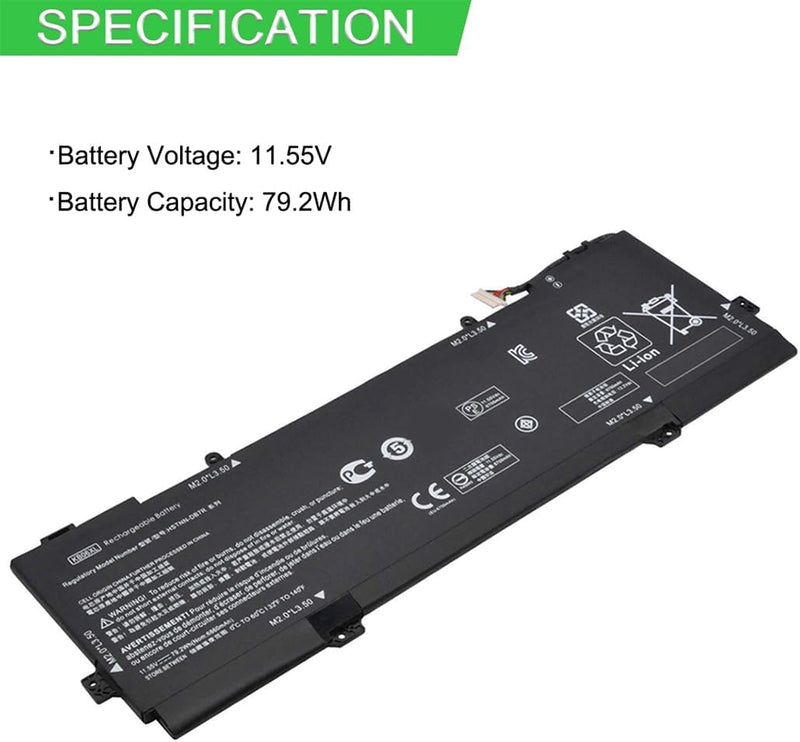 XITAIAN 11.55V 79.2Wh KB06XL Ersatz Laptop Akku für HP X360 15-BL002XX Z6K96EA Z6K97EA Z6K99EA Z6L00