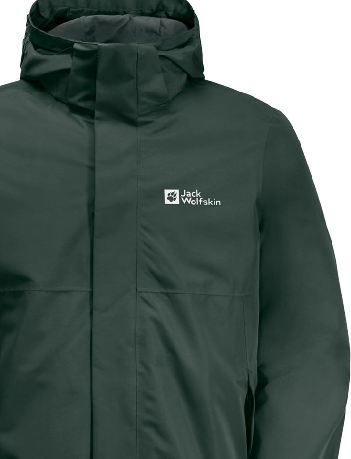 Jack Wolfskin Herren Luntal 3in1 Jkt M Jacket M black olive, M black olive