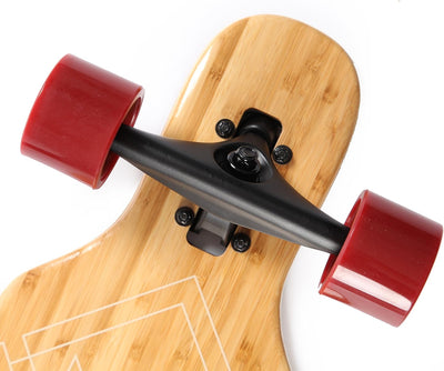 Apollo Longboard, Komplettboard mit High Speed ABEC Kugellagern, Drop Through, Freeride, Skaten, Cru
