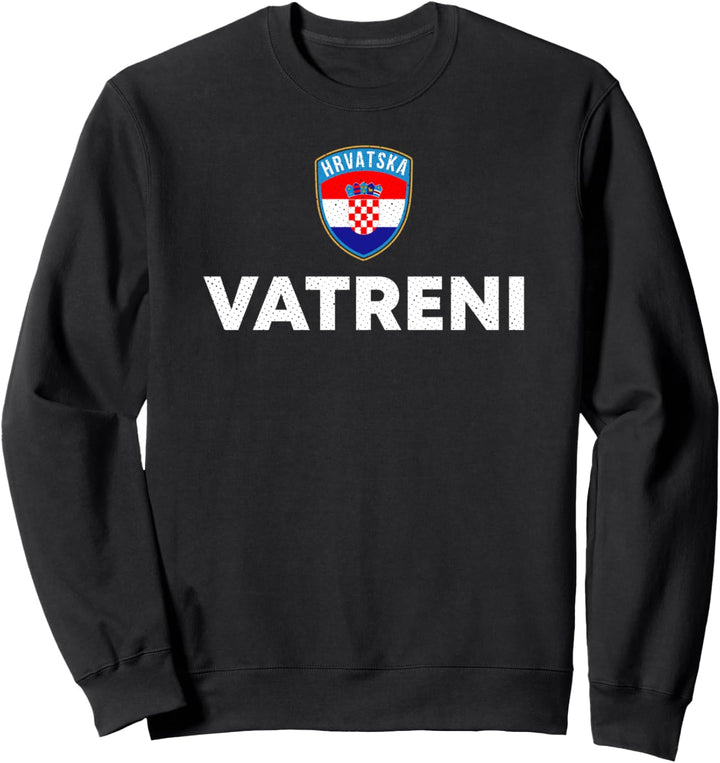 Kroatischer Fussballfan Sweatshirt