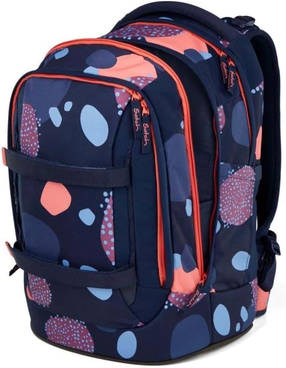 Satch Pack Schulrucksack Set 3tlg. inkl. Schlamperbox und Sporttasche (Coral Reef), Coral Reef