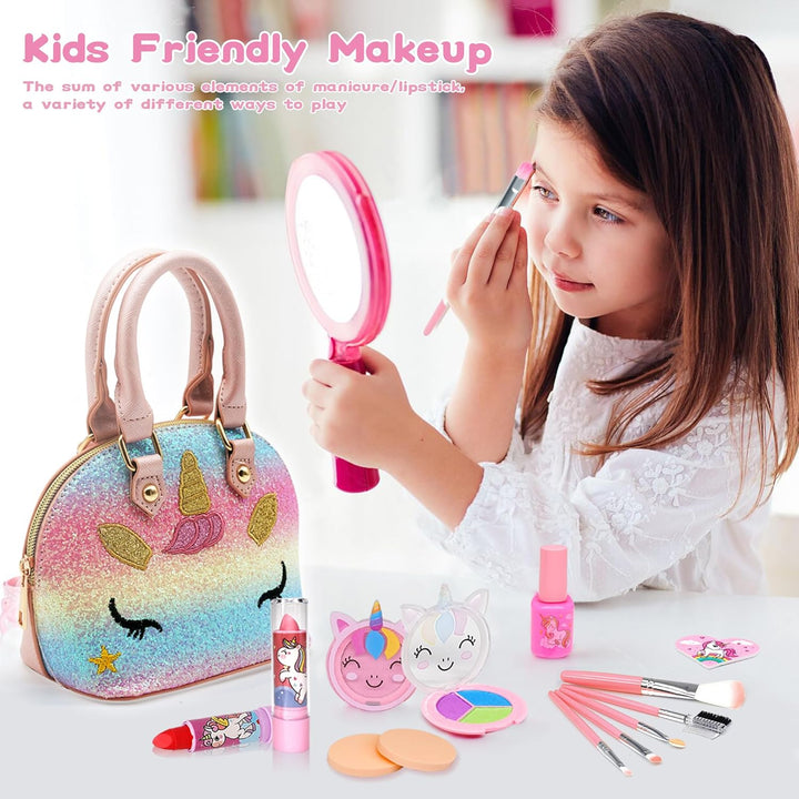 Kinderschminke Set M채dchen Kinder Make Up Set Kinder Schminkkoffer M채dchen Spielzeug,Kinder Schminks
