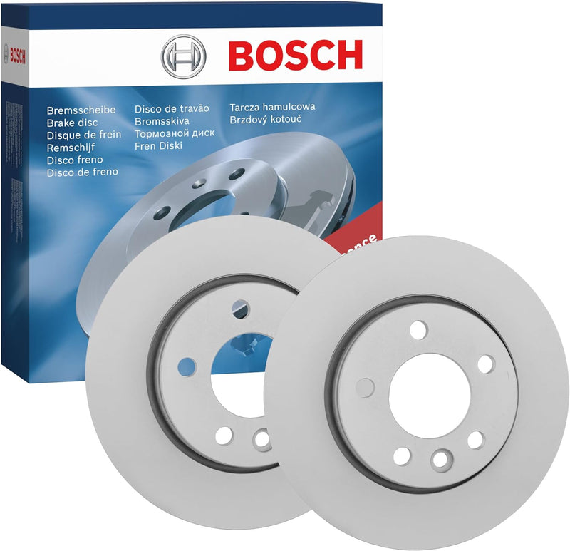 Bosch BD1027 Bremsscheiben - Hinterachse - ECE-R90 Zertifizierung - zwei Bremsscheiben pro Set