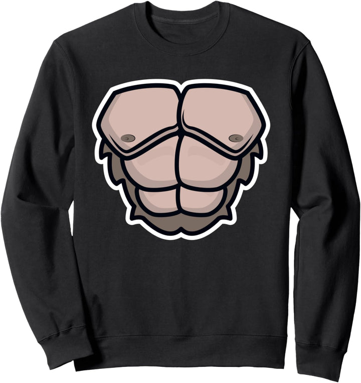 Lustiges, faules Halloween Gorilla Kostüm Sweatshirt