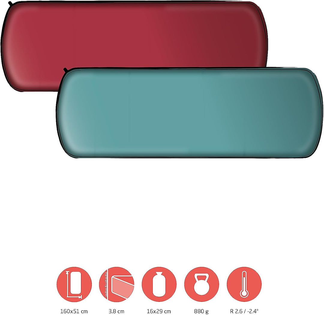 GRAND CANYON Matte Hattan 3.8 Kids Selbstaufblasende Kinder-Campingmatte, 160 x 51 cm, 3,8 cm Komfor