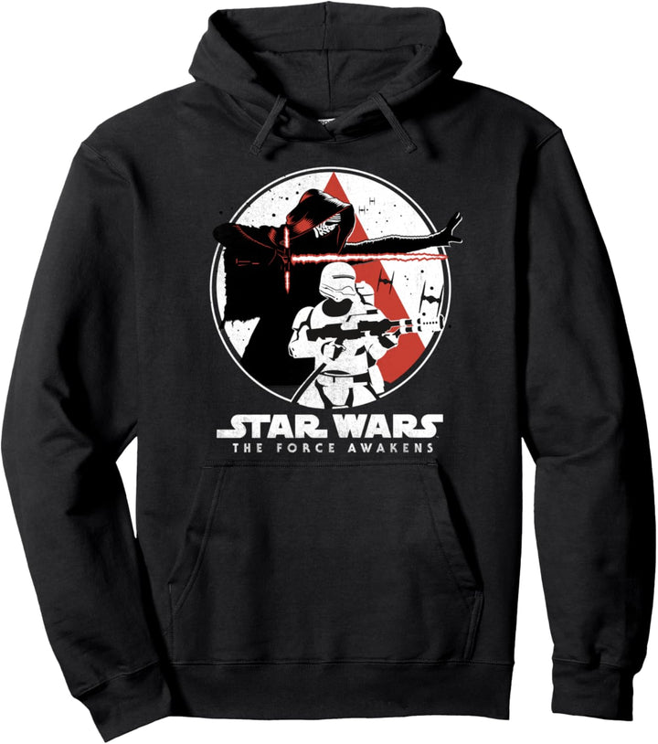 Star Wars The Force Awakens Battle Pose Pullover Hoodie
