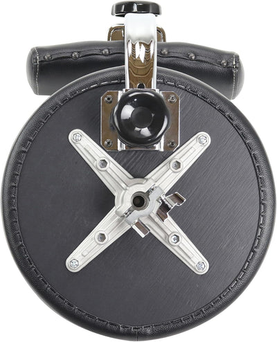 Gibraltar Schlagzeughocker, Drumhocker 9000 Series Round mit Backrest, 9608RB (Durchmesser: 35cm, Vi