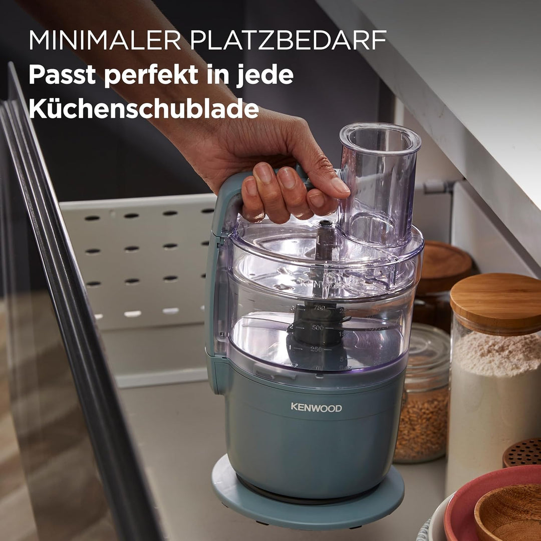 Kenwood MultiPro Compact – Kompakte Küchenmaschine mit Express Serve, Edelstahlmesser, Schneid- und