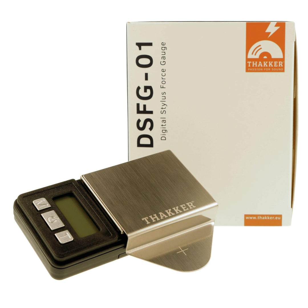 THAKKER DSFG-01 - Digitale Tonarm-Waage | präzise Messung/Einstellung der Tonnadel-Auflagekraft | Me
