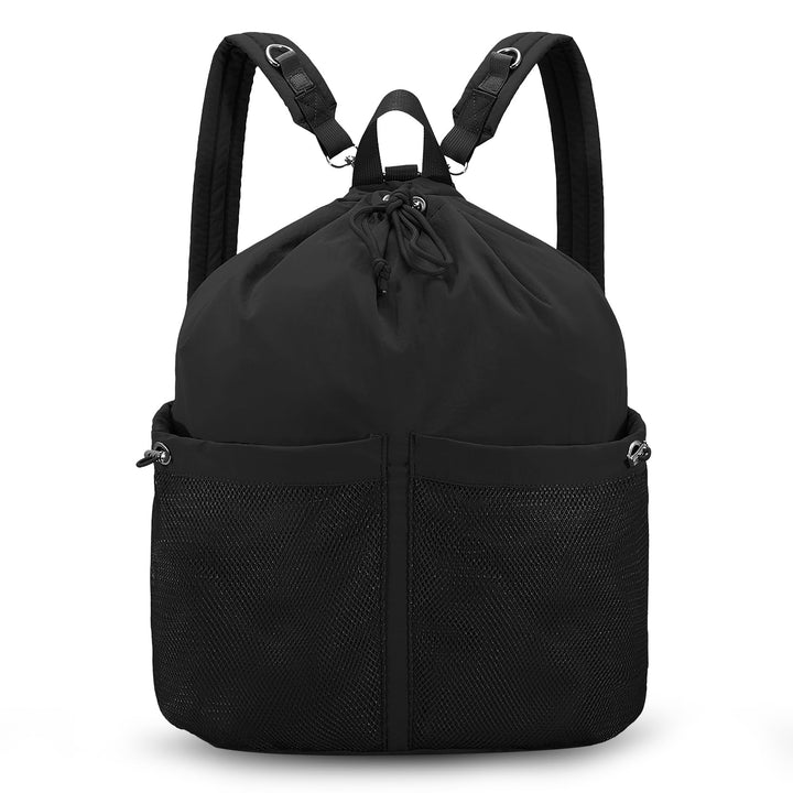 Gross Turnbeutel Kordelzug, Wasserdicht Nylon Sportbeutel Gym Bag, Sportrucksack Mit Innentasche/Aus